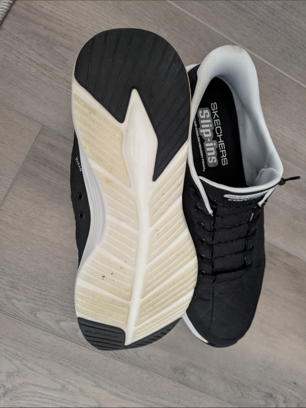 Skechers Men’s Black Slip-Ins Athletic Sneakers And Slip On Sandles - Picture 3 of 10